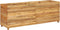vidaXL - Plantenbak - verhoogd - 150x40x55 - cm - gerecycled - teakhout - en - staal