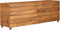 vidaXL - Plantenbak - verhoogd - 150x40x55 - cm - gerecycled - teakhout - en - staal