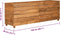 vidaXL - Plantenbak - verhoogd - 150x40x55 - cm - gerecycled - teakhout - en - staal