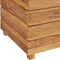 vidaXL - Plantenbak - verhoogd - 150x40x72 - cm - gerecycled - teakhout - en - staal