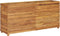 vidaXL - Plantenbak - verhoogd - 150x40x72 - cm - gerecycled - teakhout - en - staal