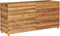 vidaXL - Plantenbak - verhoogd - 150x40x72 - cm - gerecycled - teakhout - en - staal