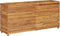 vidaXL - Plantenbak - verhoogd - 150x40x72 - cm - gerecycled - teakhout - en - staal