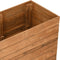 vidaXL - Plantenbak - verhoogd - 150x40x72 - cm - gerecycled - teakhout - en - staal