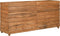 vidaXL - Plantenbak - verhoogd - 150x40x72 - cm - gerecycled - teakhout - en - staal