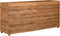 vidaXL - Plantenbak - verhoogd - 150x40x72 - cm - gerecycled - teakhout - en - staal