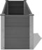 vidaXL - Plantenbak - verhoogd - 150x50x54 - cm - HKC - grijs