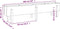 vidaXL - Plantenbak - verhoogd - 160x30x38 - cm - massief - grenenhout - grijs