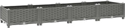vidaXL - Plantenbak - verhoogd - 160x40x23 - cm - polypropeen