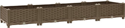 vidaXL - Plantenbak - verhoogd - 160x40x23 - cm - polypropyleen