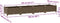 vidaXL - Plantenbak - verhoogd - 160x40x23 - cm - polypropyleen
