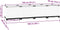 vidaXL - Plantenbak - verhoogd - 160x40x38 - cm - polypropeen