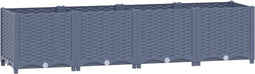 vidaXL - Plantenbak - verhoogd - 160x40x38 - cm - polypropyleen
