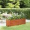 vidaXL - Plantenbak - verhoogd - 160x40x45 - cm - cortenstaal - roestig