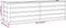 vidaXL - Plantenbak - verhoogd - 160x40x45 - cm - cortenstaal - roestig