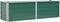 vidaXL - Plantenbak - verhoogd - 160x40x45 - cm - gegalvaniseerd - staal - groen