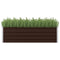 vidaXL - Plantenbak - verhoogd - 160x40x45 - cm - gegalvaniseerd - staal - bruin
