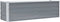 vidaXL - Plantenbak - verhoogd - 160x40x45 - cm - gegalvaniseerd - staal - grijs