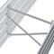 vidaXL - Plantenbak - verhoogd - 160x40x45 - cm - gegalvaniseerd - staal - grijs