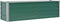 vidaXL - Plantenbak - verhoogd - 160x40x45 - cm - gegalvaniseerd - staal - groen