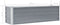 vidaXL - Plantenbak - verhoogd - 160x40x45 - cm - gegalvaniseerd - staal - grijs