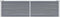 vidaXL - Plantenbak - verhoogd - 160x40x45 - cm - gegalvaniseerd - staal - grijs