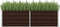 vidaXL - Plantenbak - verhoogd - 160x40x45 - cm - gegalvaniseerd - staal - bruin