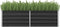 vidaXL - Plantenbak - verhoogd - 160x40x45 - cm - gegalvaniseerd - staal - antraciet
