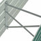 vidaXL - Plantenbak - verhoogd - 160x40x45 - cm - gegalvaniseerd - staal - groen