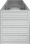 vidaXL - Plantenbak - verhoogd - 160x40x45 - cm - gegalvaniseerd - staal - zilver
