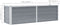 vidaXL - Plantenbak - verhoogd - 160x40x45 - cm - gegalvaniseerd - staal - grijs
