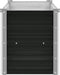 vidaXL - Plantenbak - verhoogd - 160x40x45 - cm - gegalvaniseerd - staal - antraciet