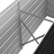 vidaXL - Plantenbak - verhoogd - 160x40x45 - cm - gegalvaniseerd - staal - antraciet