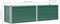vidaXL - Plantenbak - verhoogd - 160x40x45 - cm - gegalvaniseerd - staal - groen