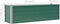 vidaXL - Plantenbak - verhoogd - 160x40x45 - cm - gegalvaniseerd - staal - groen