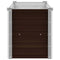 vidaXL - Plantenbak - verhoogd - 160x40x45 - cm - gegalvaniseerd - staal - bruin