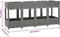 vidaXL - Plantenbak - verhoogd - 160x40x71 - cm - polypropeen