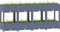 vidaXL - Plantenbak - verhoogd - 160x40x71 - cm - polypropyleen