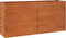 vidaXL - Plantenbak - verhoogd - 160x40x77 - cm - cortenstaal - roestig