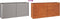 vidaXL - Plantenbak - verhoogd - 160x40x77 - cm - cortenstaal - roestig