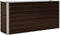 vidaXL - Plantenbak - verhoogd - 160x40x77 - cm - gegalvaniseerd - staal - bruin