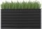 vidaXL - Plantenbak - verhoogd - 160x40x77 - cm - gegalvaniseerd - staal - antraciet