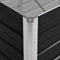 vidaXL - Plantenbak - verhoogd - 160x40x77 - cm - gegalvaniseerd - staal - antraciet