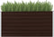 vidaXL - Plantenbak - verhoogd - 160x40x77 - cm - gegalvaniseerd - staal - bruin