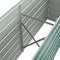 vidaXL - Plantenbak - verhoogd - 160x40x77 - cm - gegalvaniseerd - staal - groen