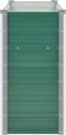 vidaXL - Plantenbak - verhoogd - 160x40x77 - cm - gegalvaniseerd - staal - groen