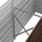 vidaXL - Plantenbak - verhoogd - 160x40x77 - cm - gegalvaniseerd - staal - bruin