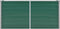 vidaXL - Plantenbak - verhoogd - 160x40x77 - cm - gegalvaniseerd - staal - groen
