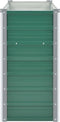 vidaXL - Plantenbak - verhoogd - 160x40x77 - cm - gegalvaniseerd - staal - groen