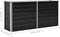 vidaXL - Plantenbak - verhoogd - 160x40x77 - cm - gegalvaniseerd - staal - antraciet